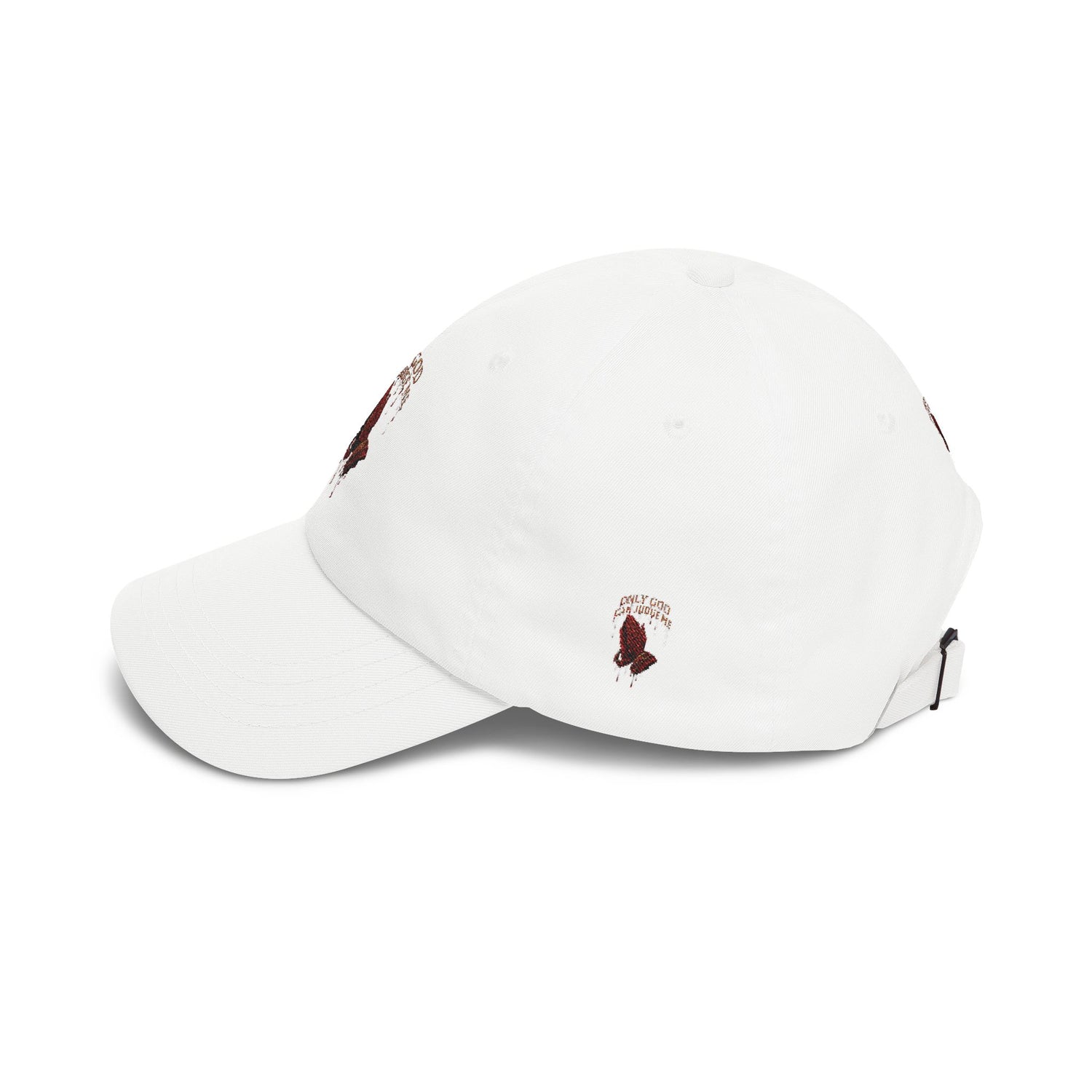 PRAYING HANDS Embroidered Cap White Baseball Hat - Image 13