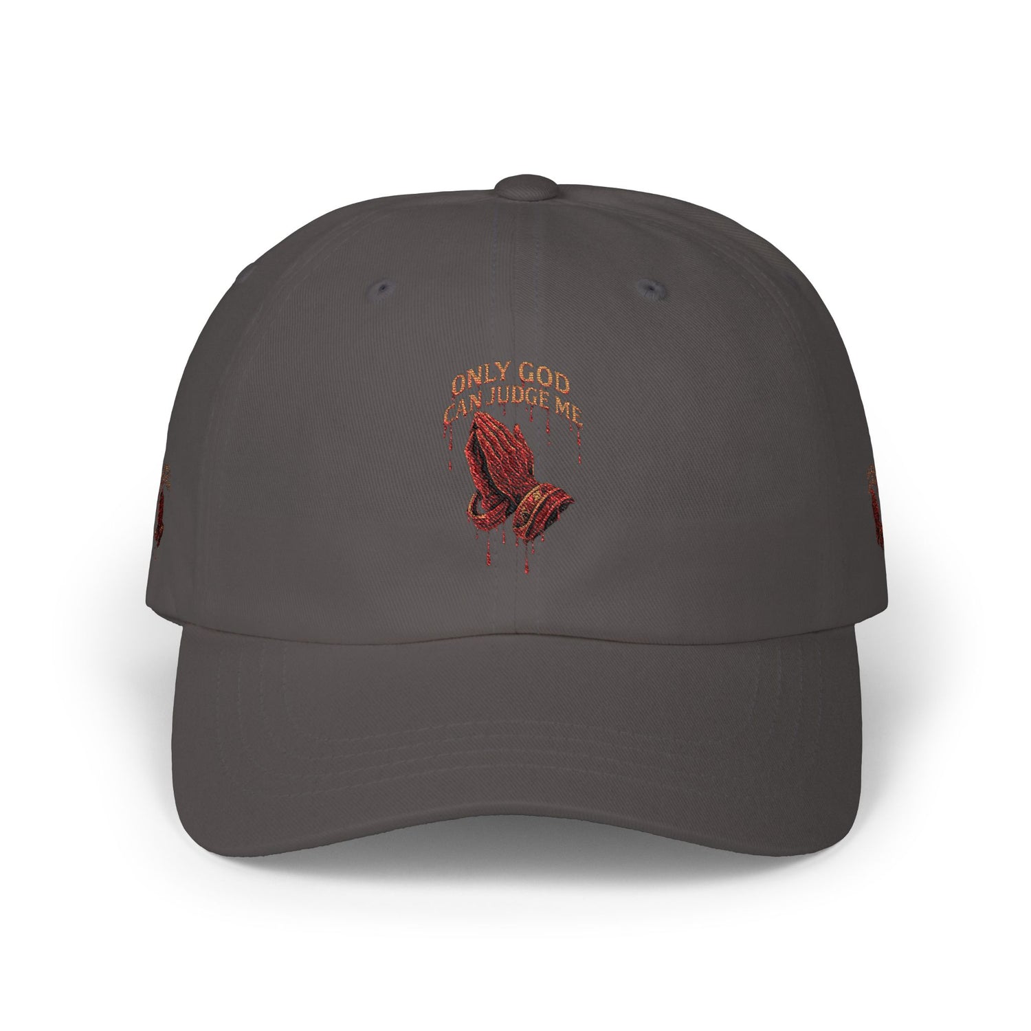 PRAYING HANDS Embroidered Cap White Baseball Hat - Image 9