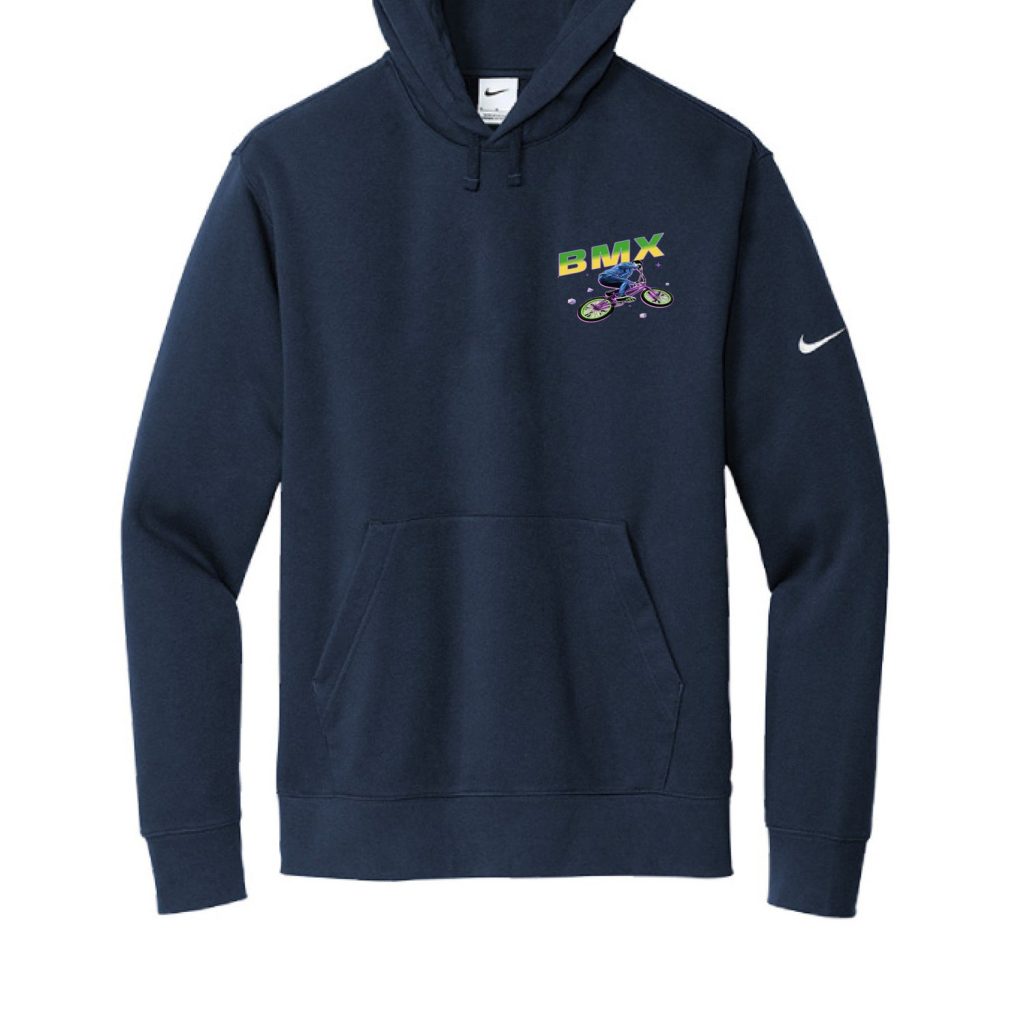 BMX Vaporwave: Retro-inspired urban hoodie.