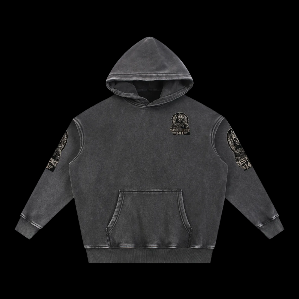 CALL of Duty (Snow Wash) and cut Oversized / Heavyweight Hoodie