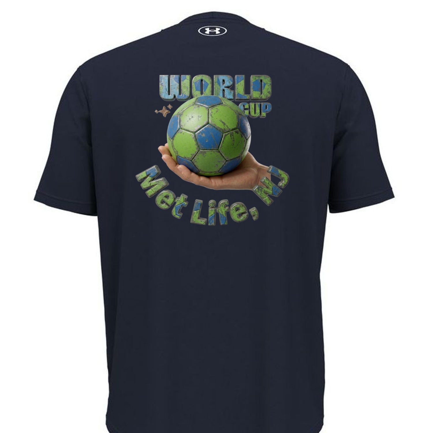 Exclusive Under Armour World Cup NJ T-Shirt Featuring Met Life Celebration Graphic - Image 14