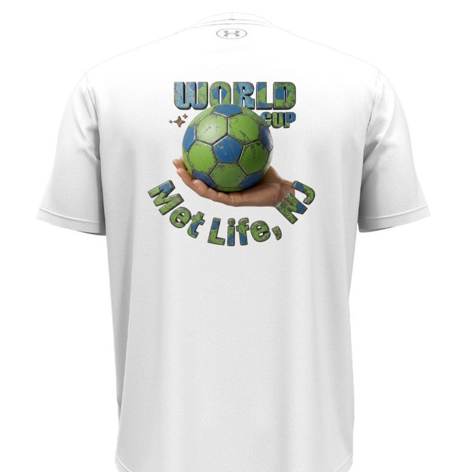 Exclusive Under Armour World Cup NJ T-Shirt Featuring Met Life Celebration Graphic - Image 2