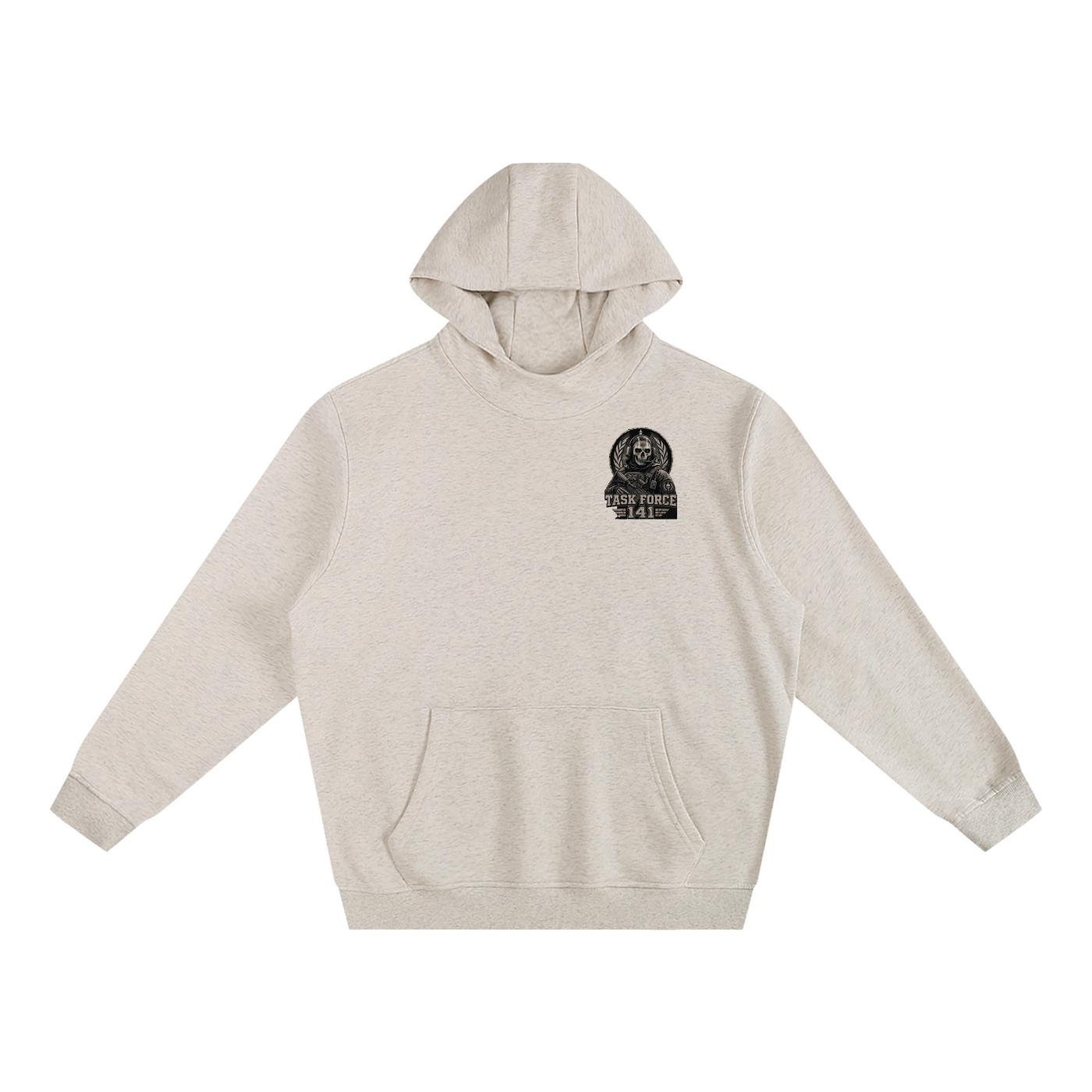 Fleeced High Neck Hoodie