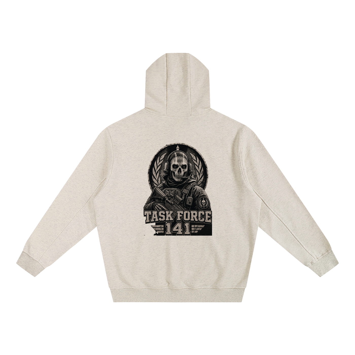 Fleeced High Neck Hoodie - Image 2
