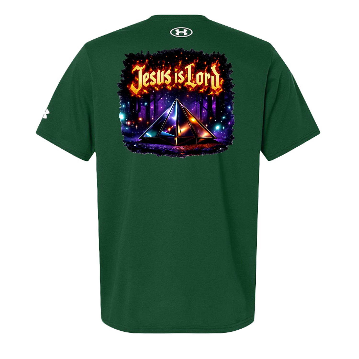 Jesus is Lord Under Armour Athletic T-shirt - Image 14