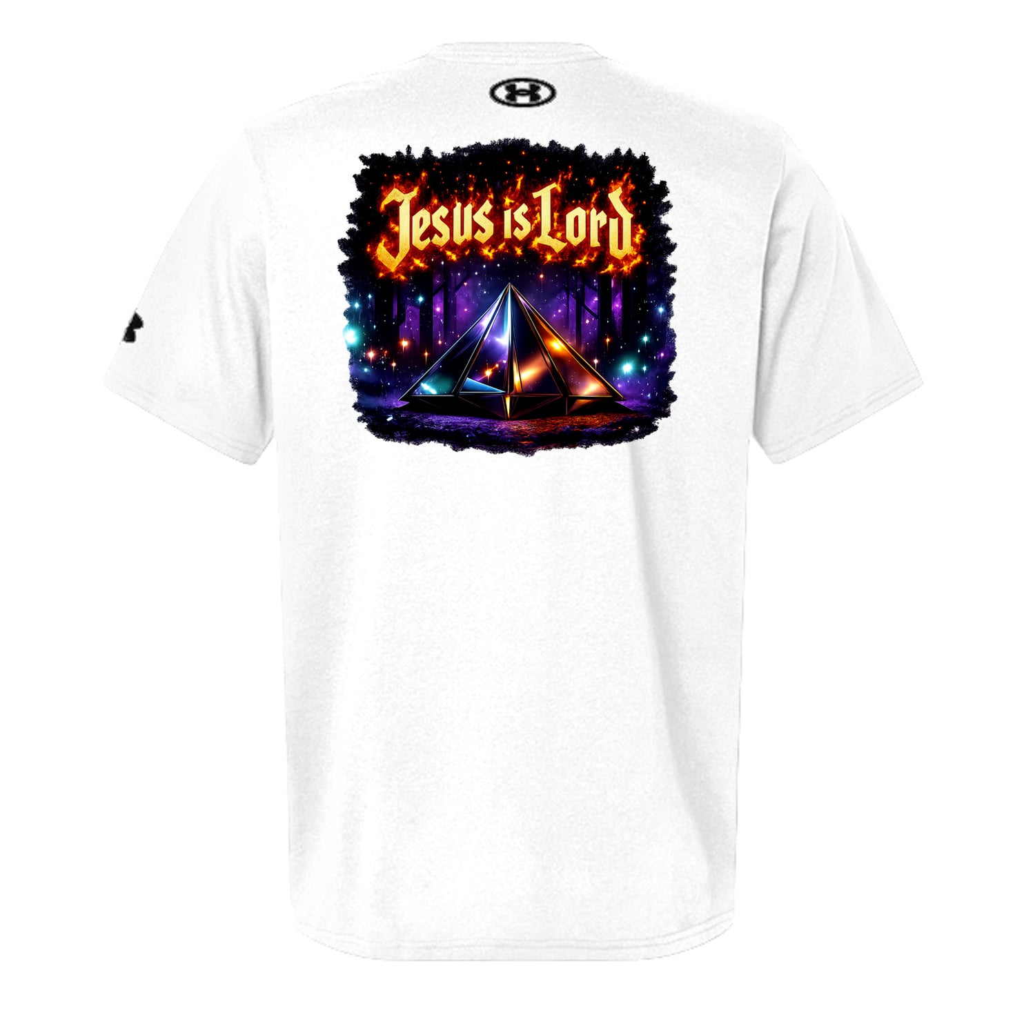 Jesus is Lord Under Armour Athletic T-shirt - Image 2