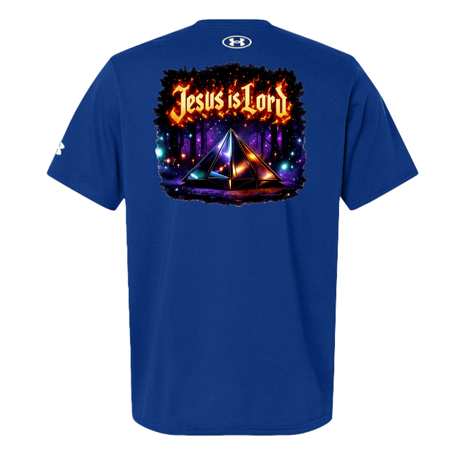 Jesus is Lord Under Armour Athletic T-shirt - Image 6