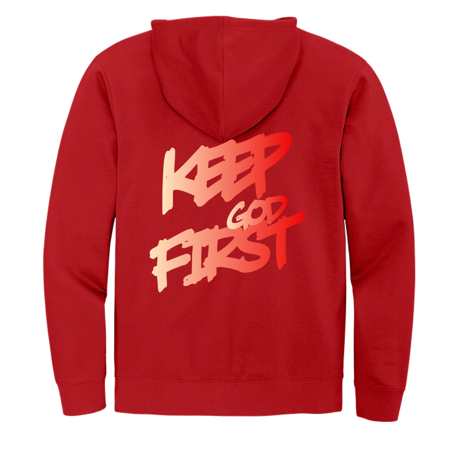 Keep God First Fleece Full-Zip Hoodie - Image 10