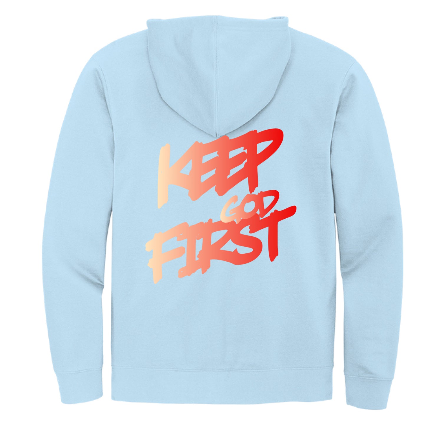 Keep God First Fleece Full-Zip Hoodie - Image 4
