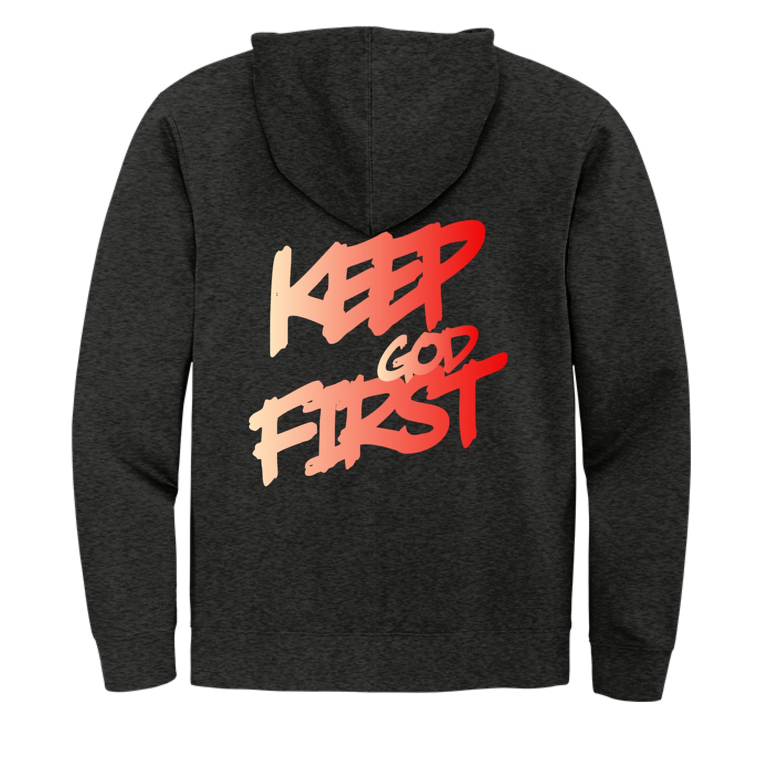 Keep God First Fleece Full-Zip Hoodie - Image 8