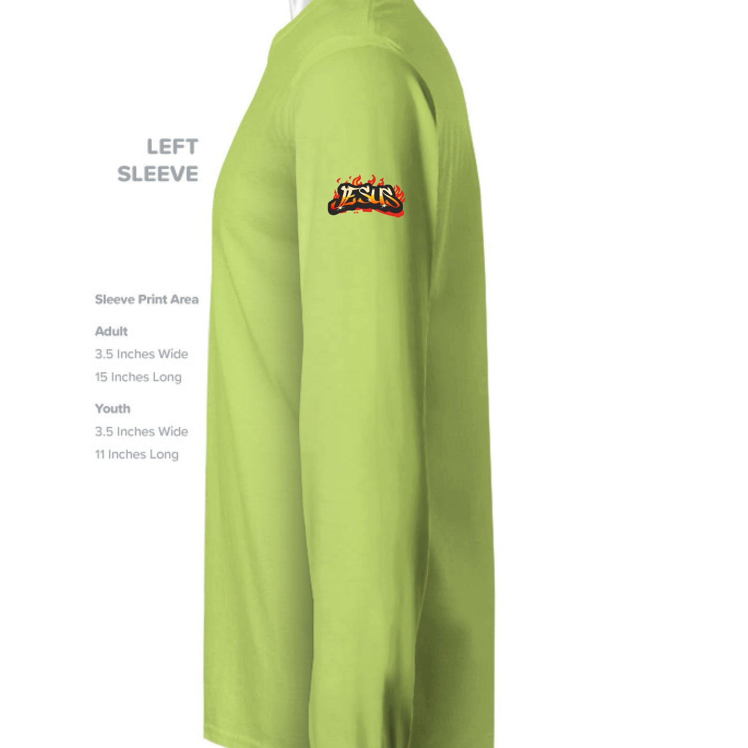 long sleeve faith based T-Shirt - Image 7
