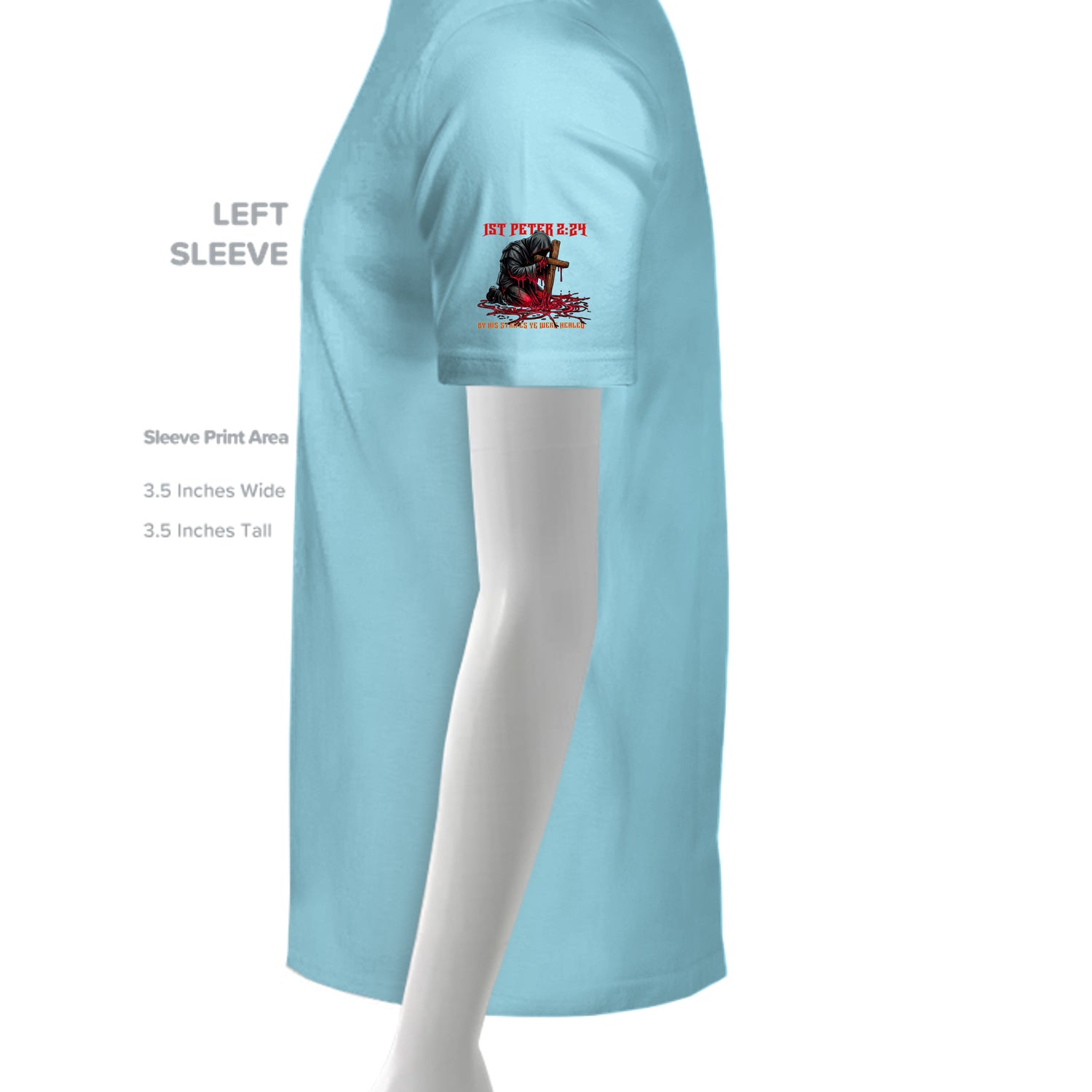 The Price Of Healing Adult Ultra Cotton 6 oz. T-Shirt - Image 8